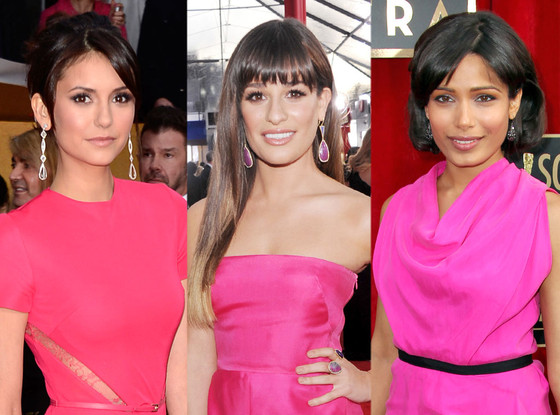 Nina Dobrev, Lea Michele, Freida Pinto Nina Dobrev, Lea Michele, Freida Pinto